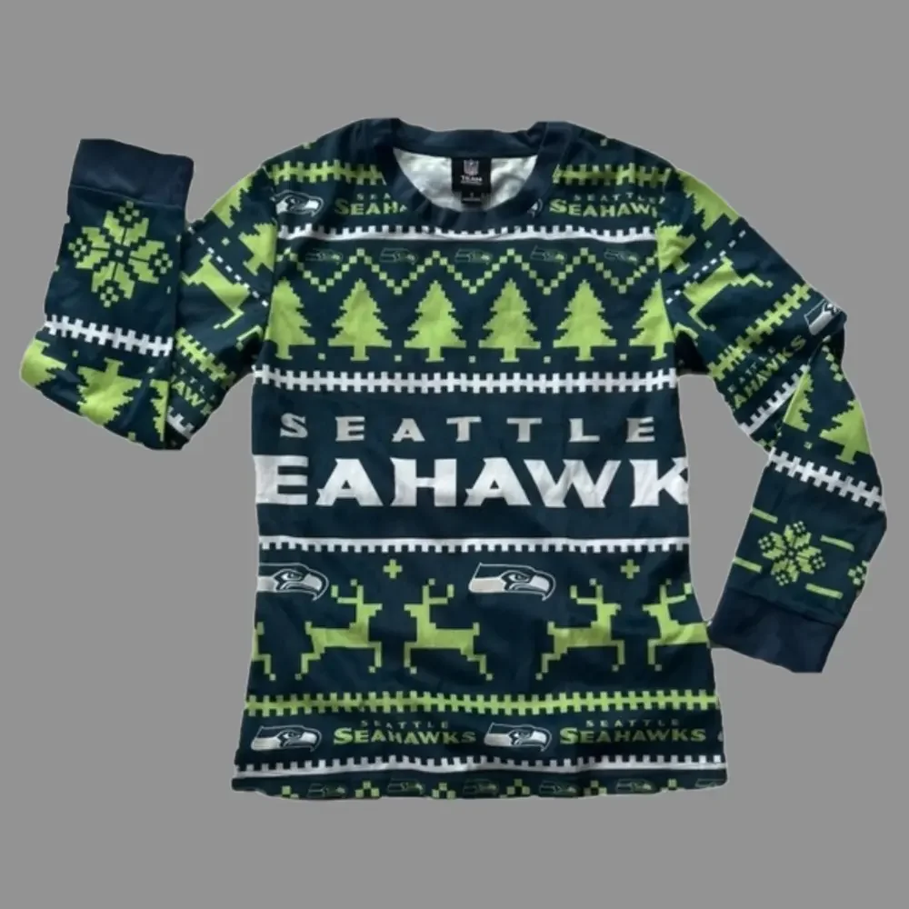 Seattle Seahawks NFL Team Apparel Youth Christmas Pullover